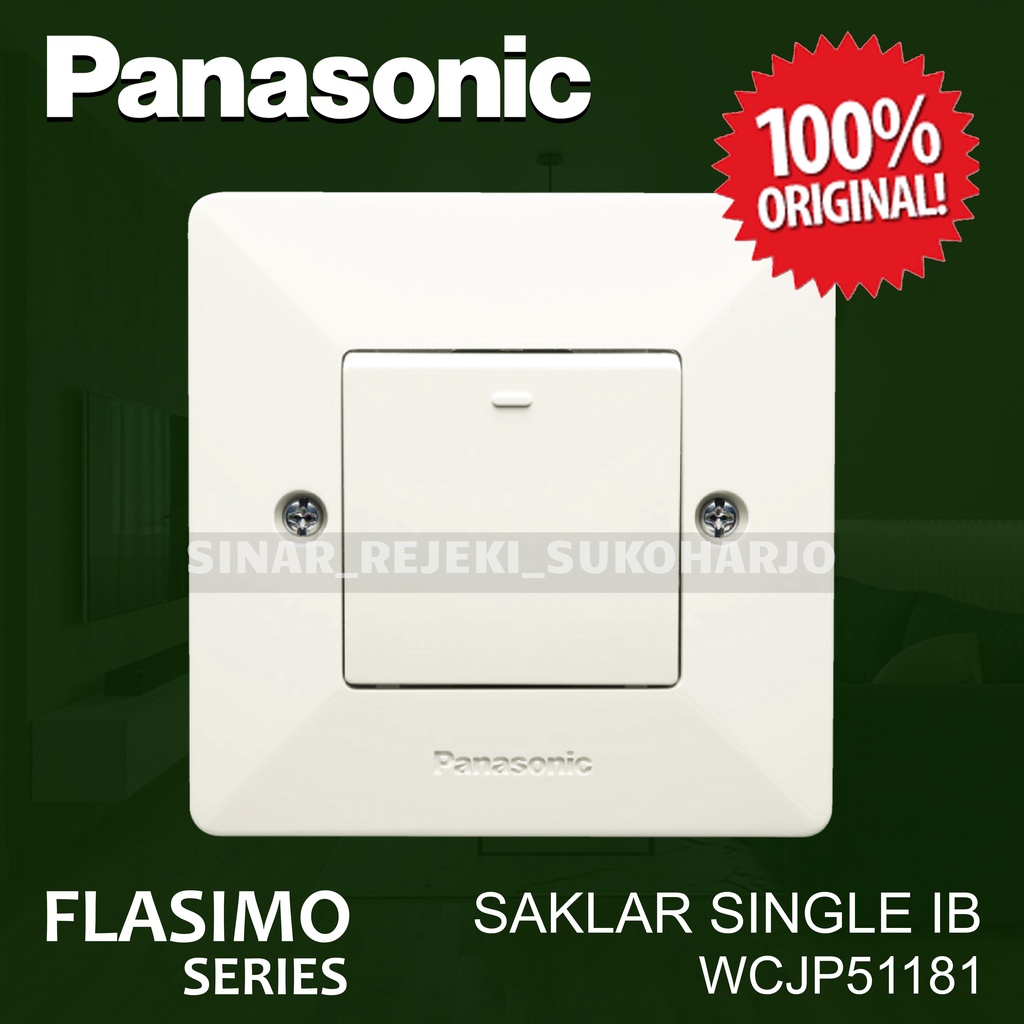 Panasonic Flasimo Saklar Engkel Inbow / Tanam Saklar IB