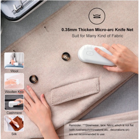 Xiaomi Lint Remover Portable Fuzz Hair Ball Trimmer Electric Wireless USB Charging