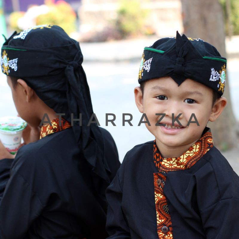 Blangkon Iket Sunda Siliwangi Totopong Iket Kepala Udeng Sunda Ikat Belangkon Sunda - Iket Anak NU