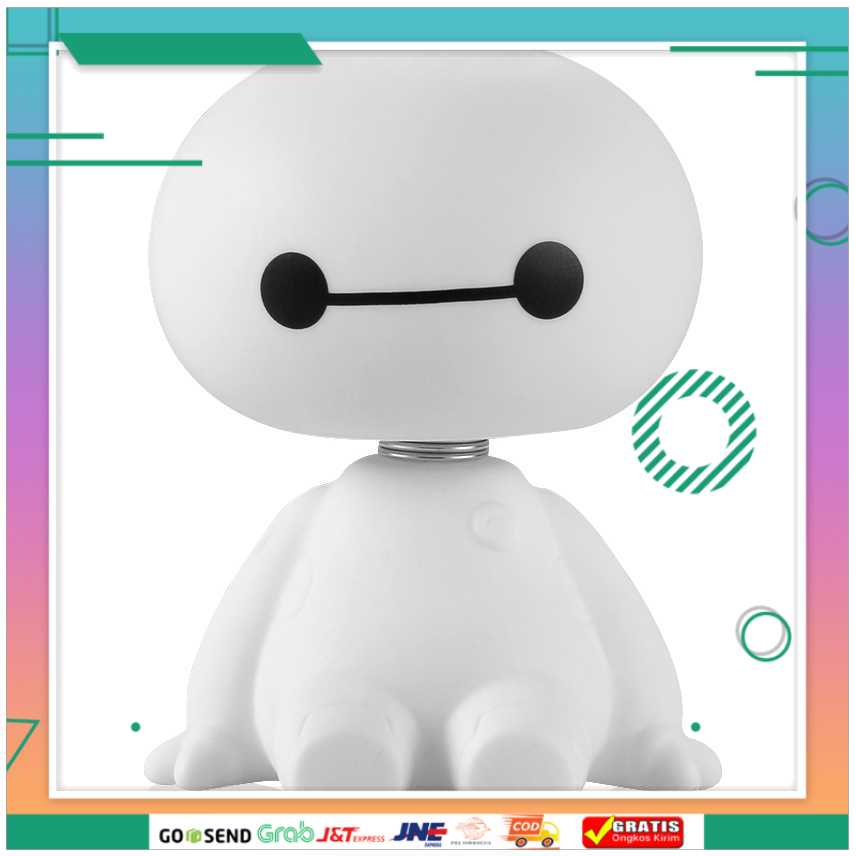 (BISA COD) FTIHSHPBaymax Shaking Head Ornament Aksesoris Mobil - 0805B