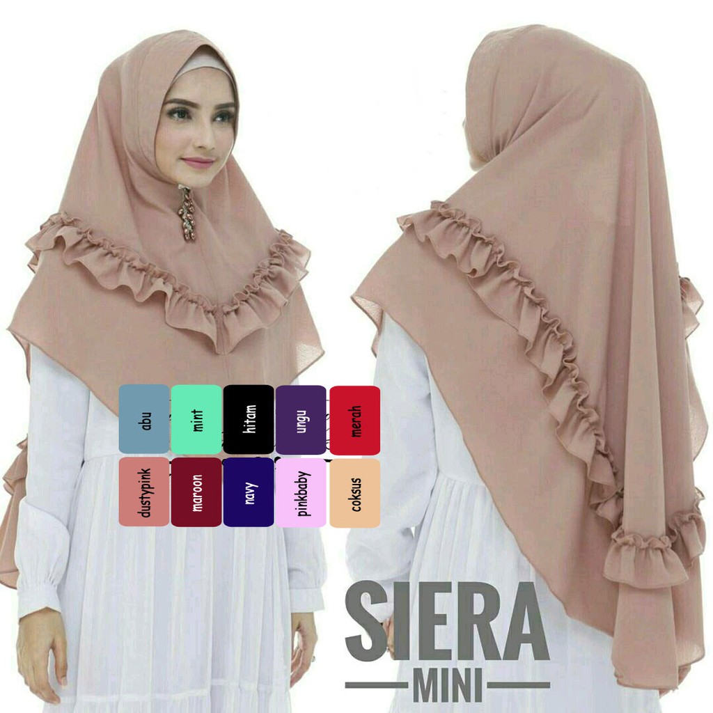 COKSUS SIERRA BERGO KHIMAR / Hijab / Khimar / Vanilla Hijab