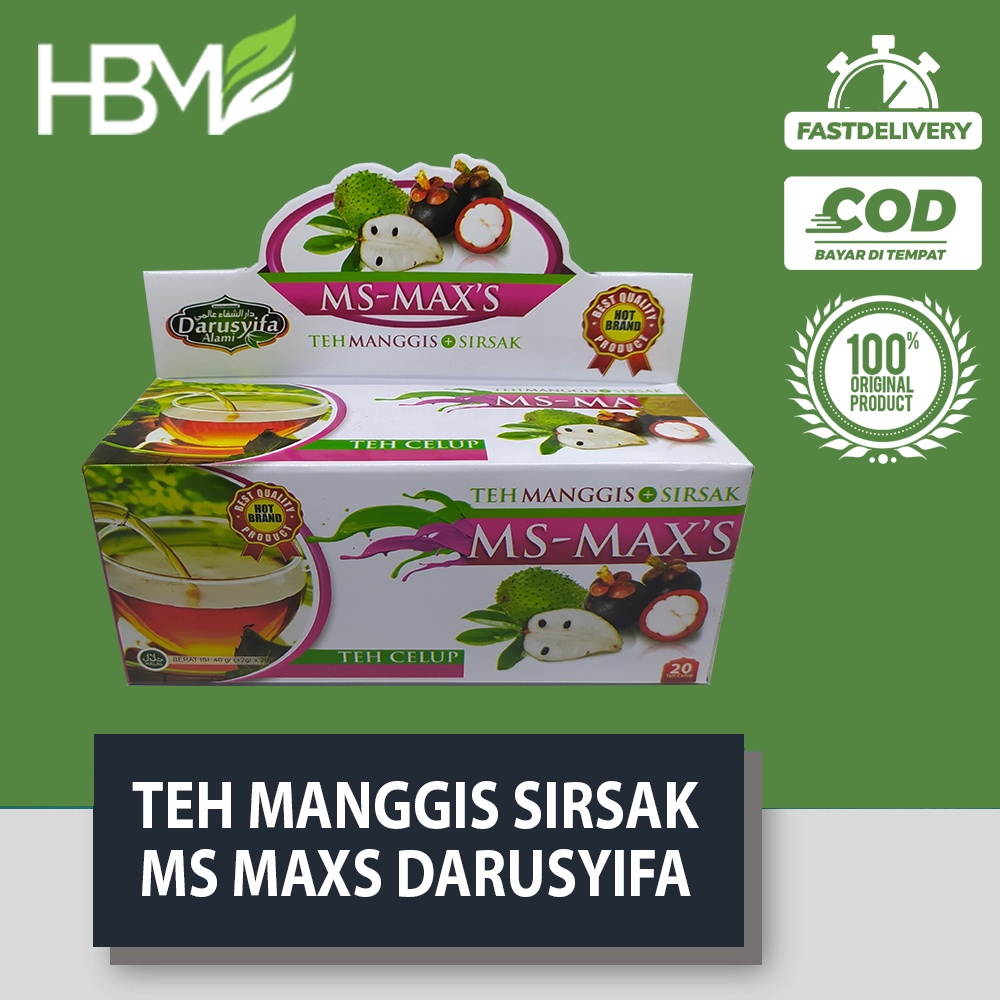 

TEH MANGGIS SIRSAK DARUSYIFA MS MAX ISI 20 KANTONG