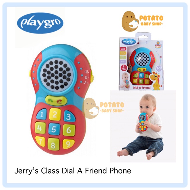 Playgro - Jerry’s Class Dial a Friend Phone