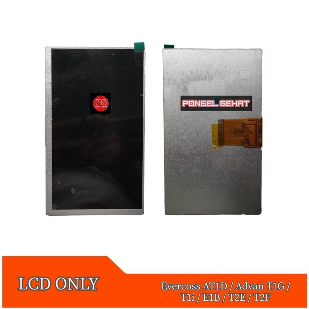 Lcd Only Evercoss AT1D / Advan T1G / T1i / E1B / T2E / T2F Original