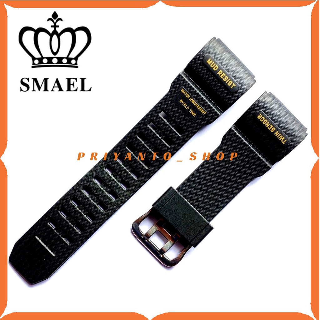 Tali Jam Tangan Smael 8010 SMAEL 8010 Original Oem Rubber Strap