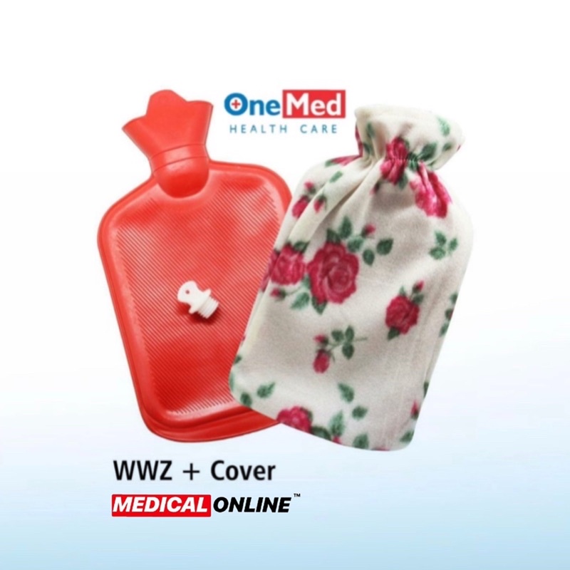 HOT WATER BAG COMPRESS COVER WWZ ONEMED / ALAT KOMPRES AIR PANAS MEDICAL ONLINE MEDICALONLINE