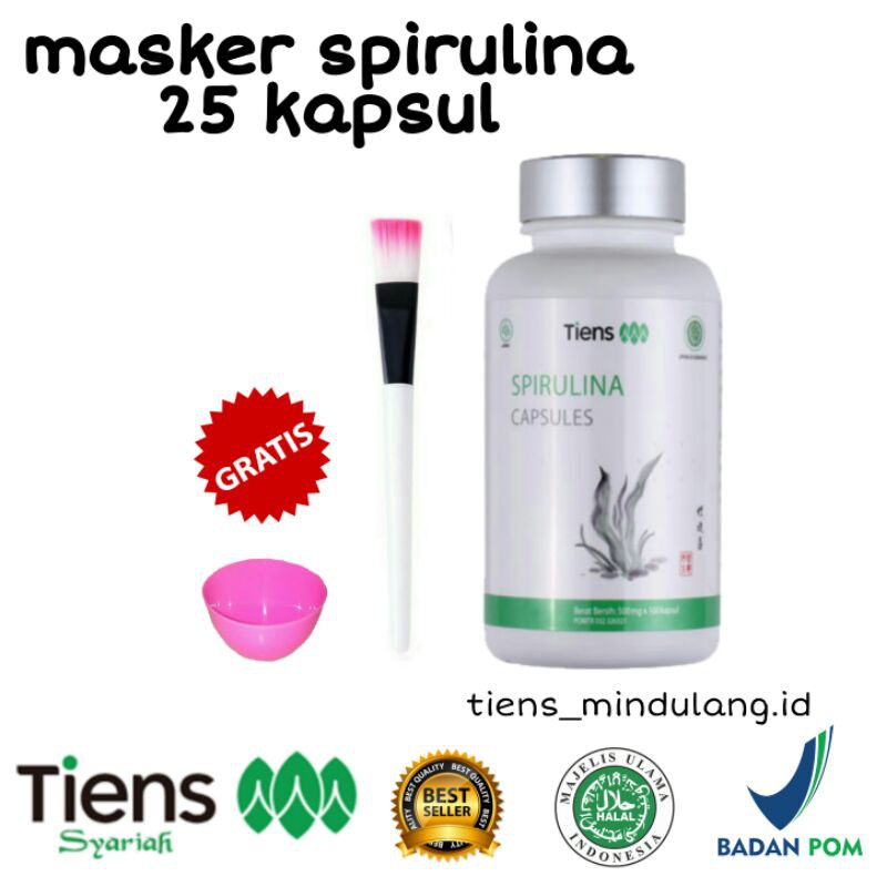 Tiens Masker Wajah Spirulina Original - Spirulina Ecer Asli Herbal