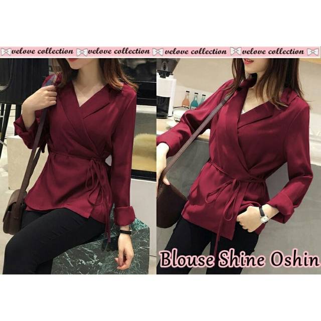 01 blouse shine oshin yang halus