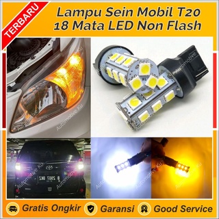 Led Stop Lamp Tancep 7443 T20 18 Titik Lampu Rem Lampu Sein Non Kedip Manteng Mobilio Brio Sigra Calya Jazz Crv Brv Terios Rush Xpander