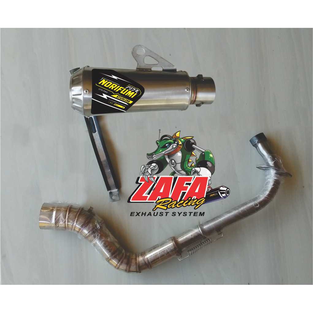KNALPOT NORIFUMI GTX MATIC BEAT VARIO MIO SCOOPY FINO XEON AEROX NMAX PCX ALL MATIC READY