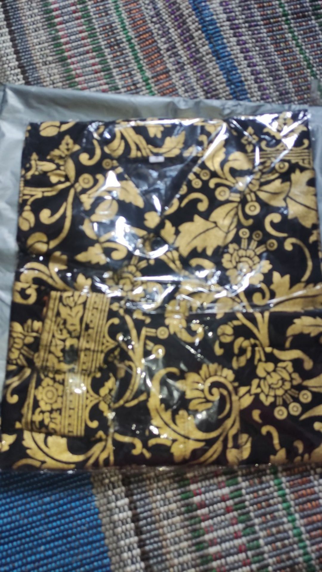 Kemeja Batik Pria/hem Batik Pria/baju Batik Modern Pria Ii Motif Bakung Lp
