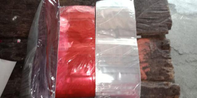 Standing Pouch Alumunium Foil Kombinasi Transmetz Merah 150gr+zipper(9x15cm)