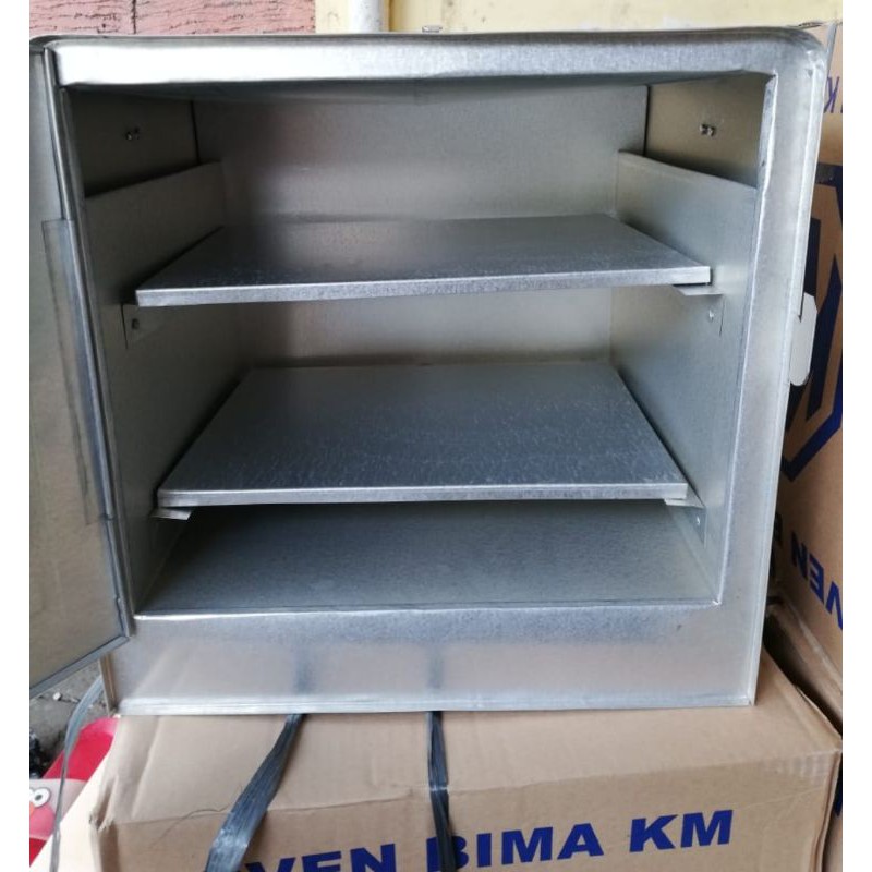 [Riject Oven Loyang Bima KM] Oven Tangkring Bima 2 Susun 3 loyang/ Oven Tangkring Alumunium Bima KM