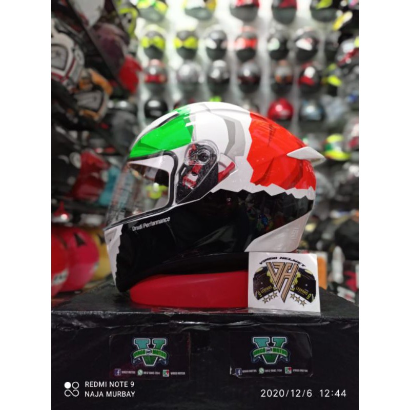 AGV HELM K3 SV AGV SNI REPLIKA MORBIDELLI 2017 ORIGINAL