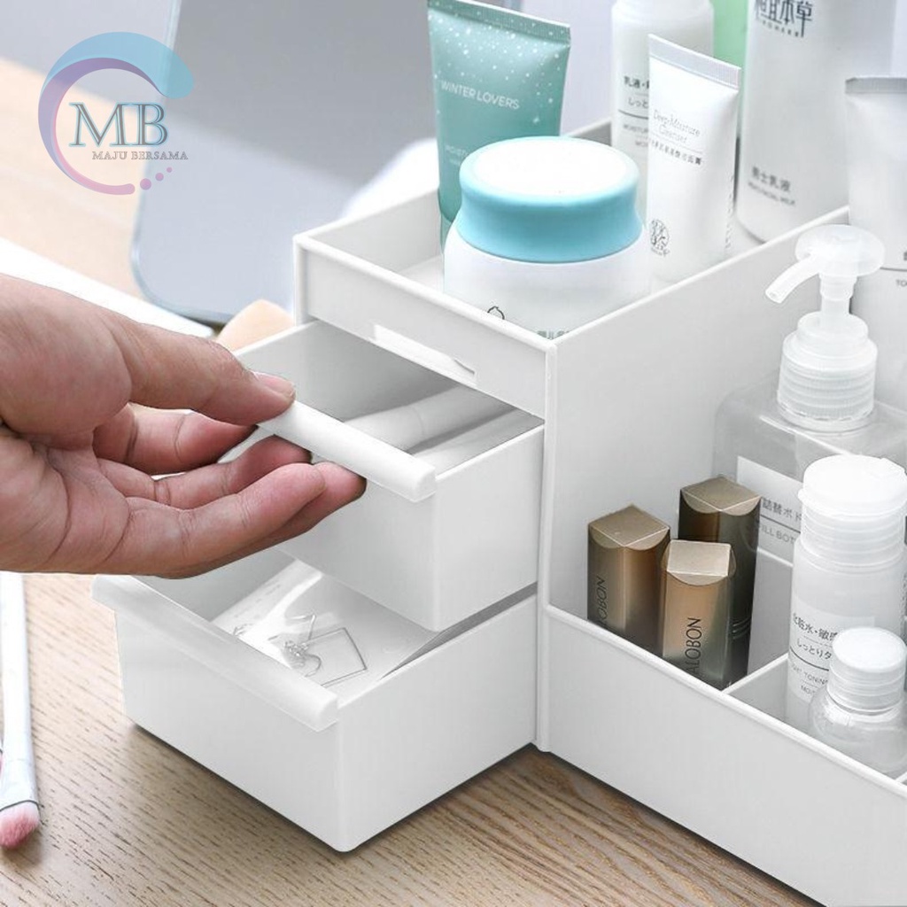 RT18 Rak Kosmetik Kotak Penyimpanan Make up Storage box tempat Skincare laci mini SERBAGUNA MB2505