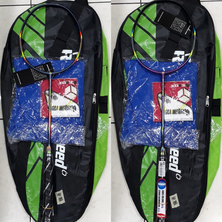 PROMO PAKET RAKET BADMINTON RS ISO POWER 888