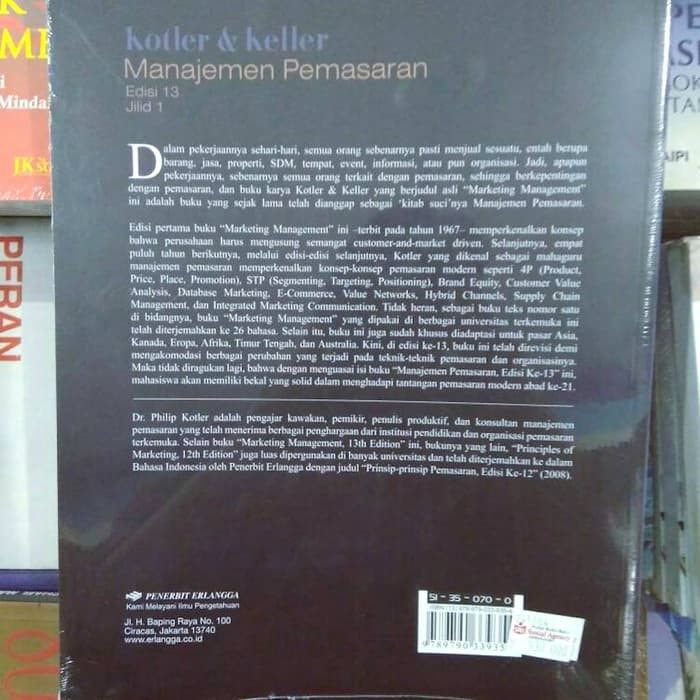 Diskon Spesial Manajemen Pemasaran Jilid 1 Edisi 13 Philip Kotler Terbaru Shopee Indonesia