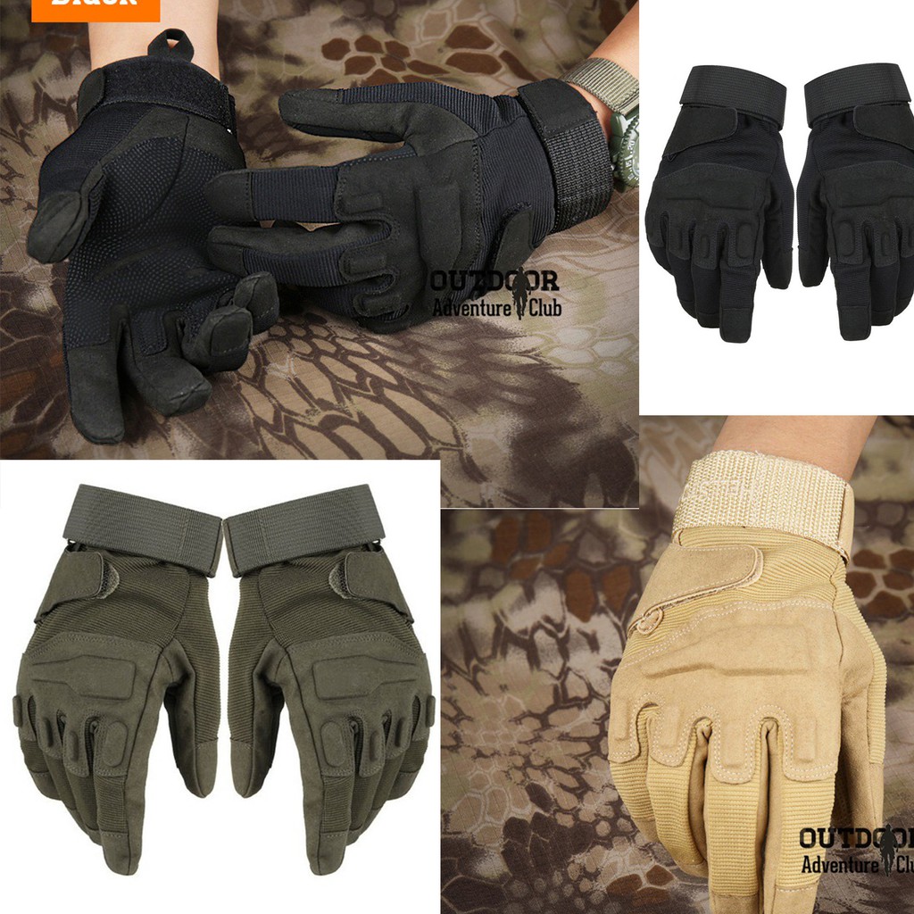 Grab Medan Sarung Tangan Paintball Protective Gloves Battle Wolf Hell Storm Size L anti slip