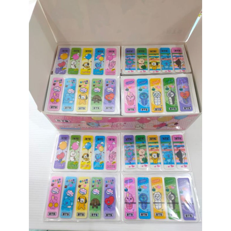 PEMBATAS BUKU ISI 100PCS MOTIF KARAKTER DORAEMON HELLO KITTY DAN UNICORN