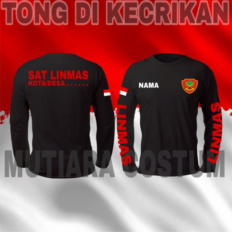 TERBARU KAOS LINMAS TANGAN PANJANG/BAJU LINMAS