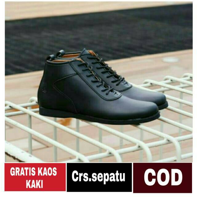 SepatuFormal Pantofel pria Resmi Formal Hitam Kuliah Kondangan Kerja PNS Guru HS4001