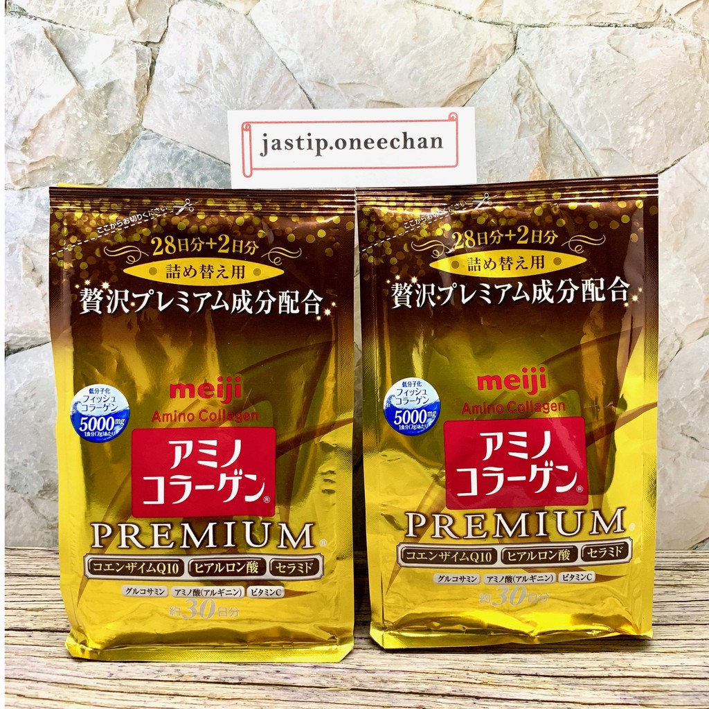 Meiji Gold Collagen / Meiji Amino Collagen Premium Refill Original Japan / Meiji Collagen