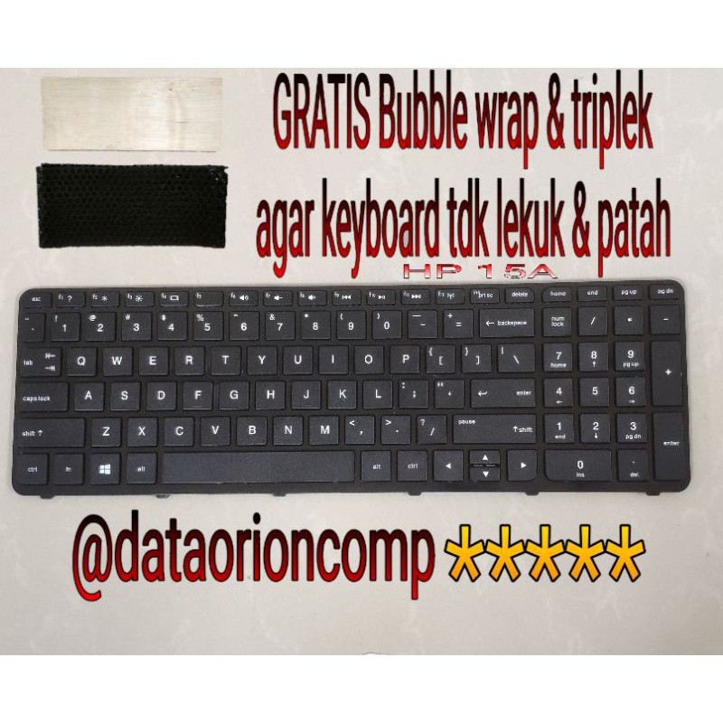 Keyboard Laptop HP Pavilion 15a 15-a 15d 15-d 15e 15-e 15f 15-f 15g 15-g 15h 15-h 15n 15-n 15r 15-r