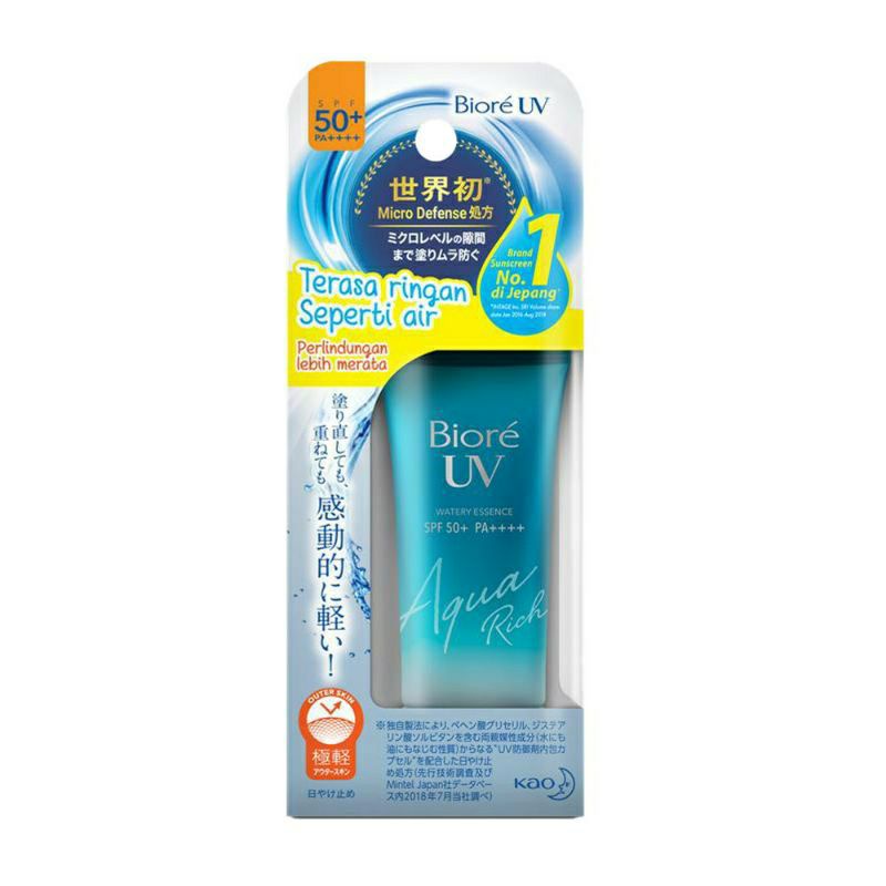 0Biore UV Watery Essence Sunscreen Aqua Rich SPF50+ 15g