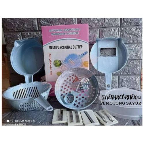 SHENAR ALAT PEMOTONG SAYUR PARUTAN SAYUR KENTANG ALAT PEMOTONG SAYUR + MANGKUK, SHENARCORNER168