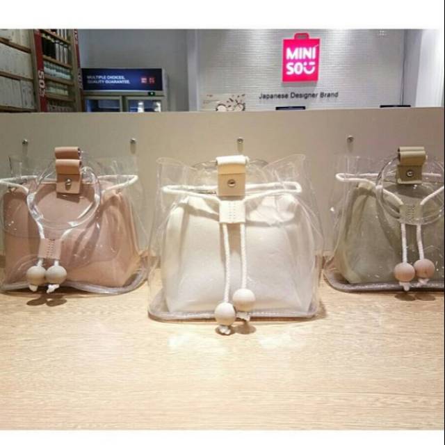 MINISO transparan sling bag