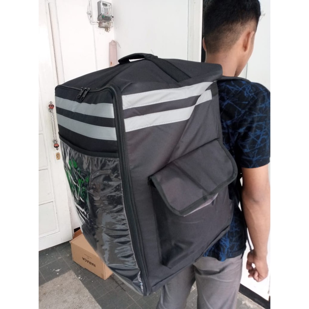 RPM Ransel Kurir | Ransel Delivery Polos | Tas Kurir Motor Makanan