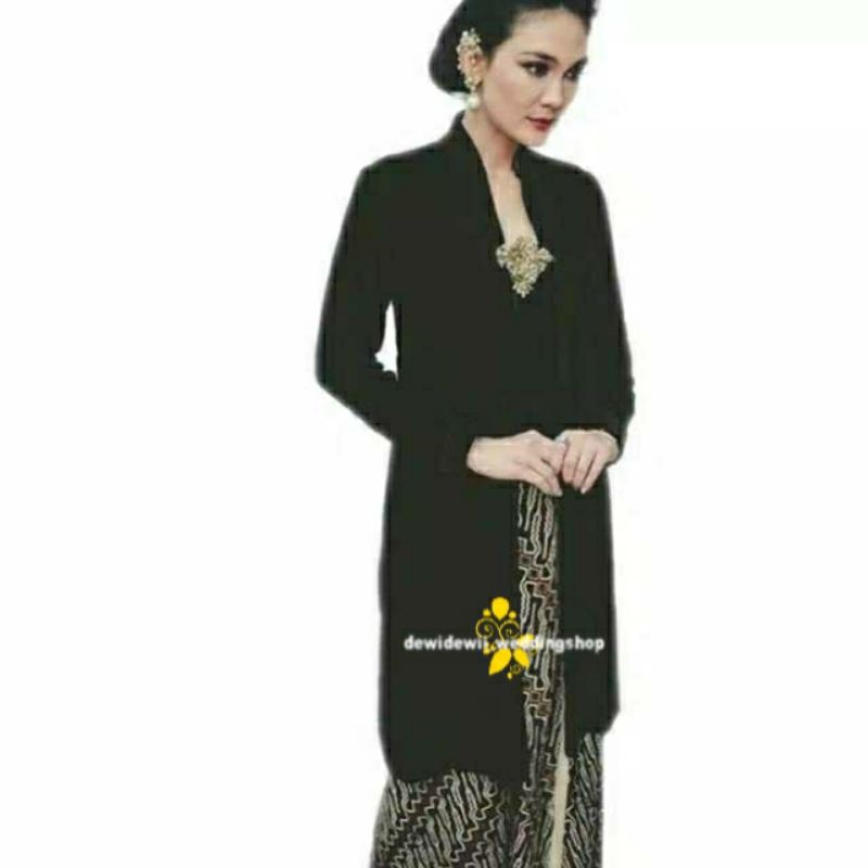 Kebaya Bludru Kutubaru - Body Panjang / Warna Lengkap