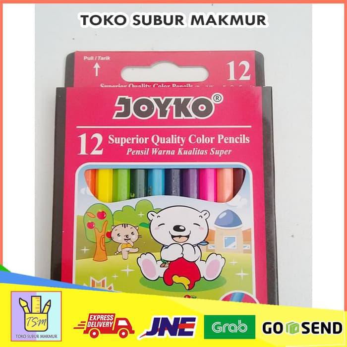 

PENSIL WARNA 12 WARNA PENDEK JOYKO