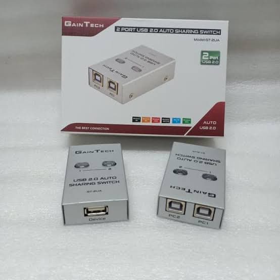 Auto Switch Printer 2Port USB 2.0