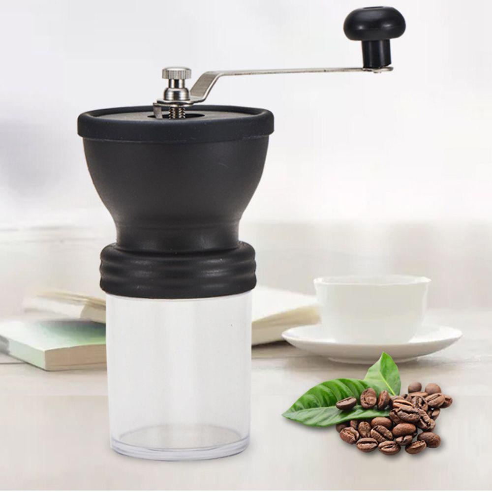 Preva Penggiling Kopi Manual Alat Dapur Spice Burr Grinders Adjustable Knob Setting