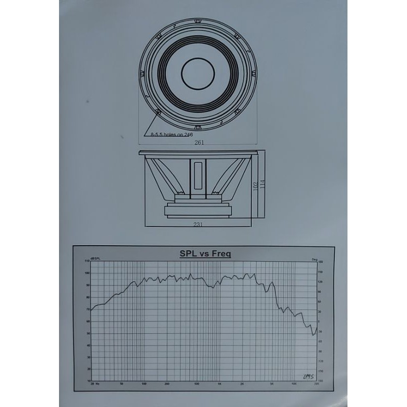 Speaker 10in Middle BOB AUDIO 10AM