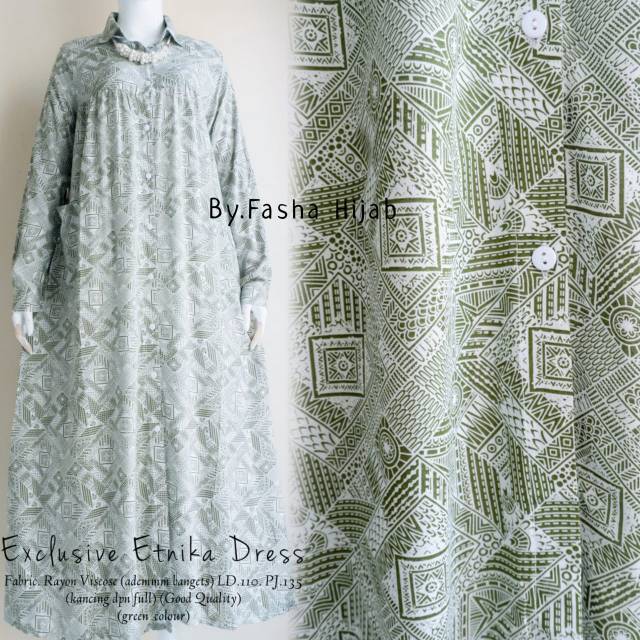 Exclusive etnika dress by fasha hijab