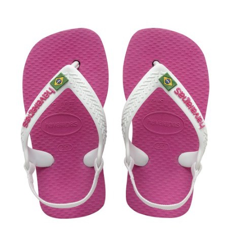 Havaianas Baby Brasil Logo Holly Havaianas N.B. Brasil Logo Cf 0064-Hollywood Rose Sendal Anak