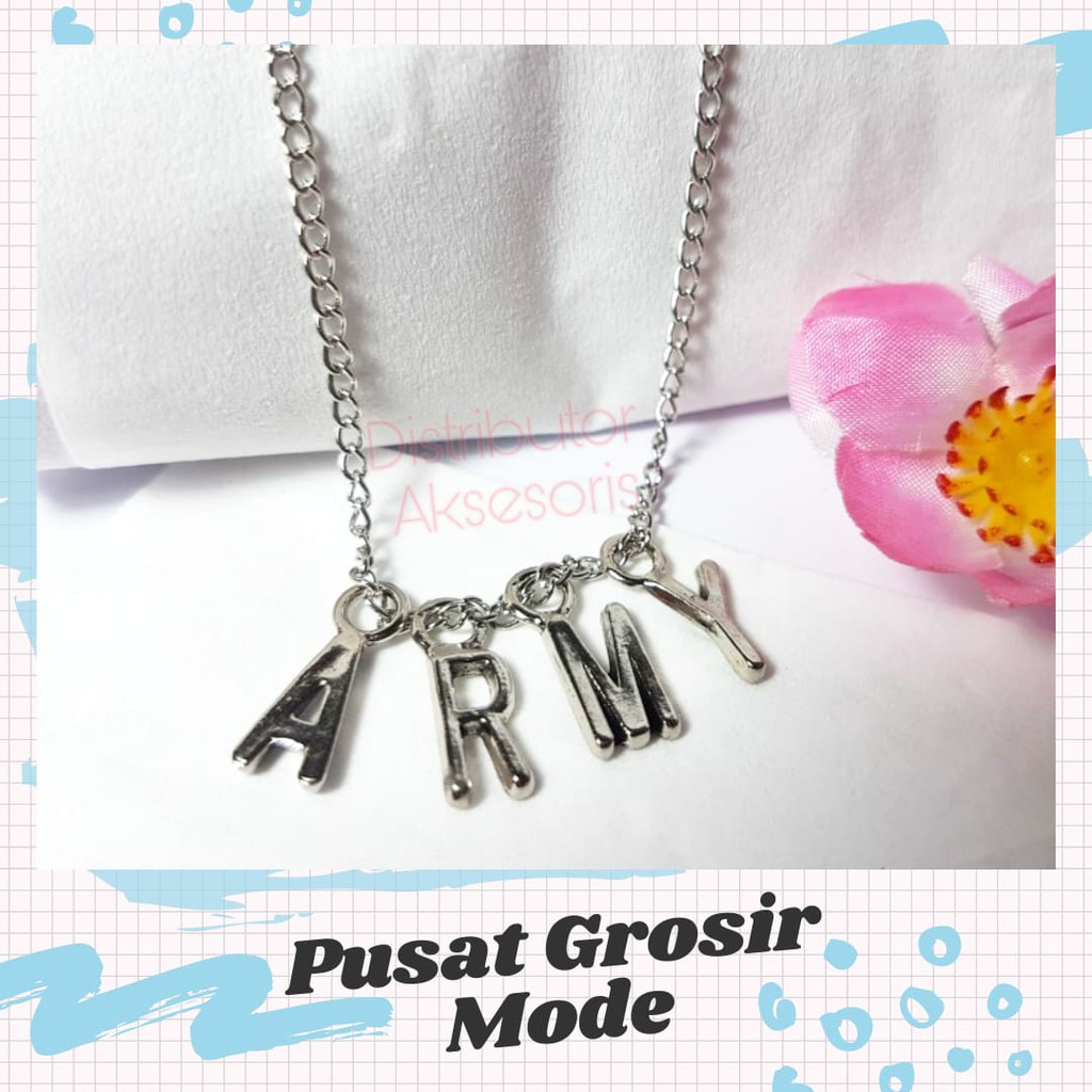 Kalung Army Gelang BTS KPOP Jimin Bangtan Boys KOOK Jimin V Suga PGM K63