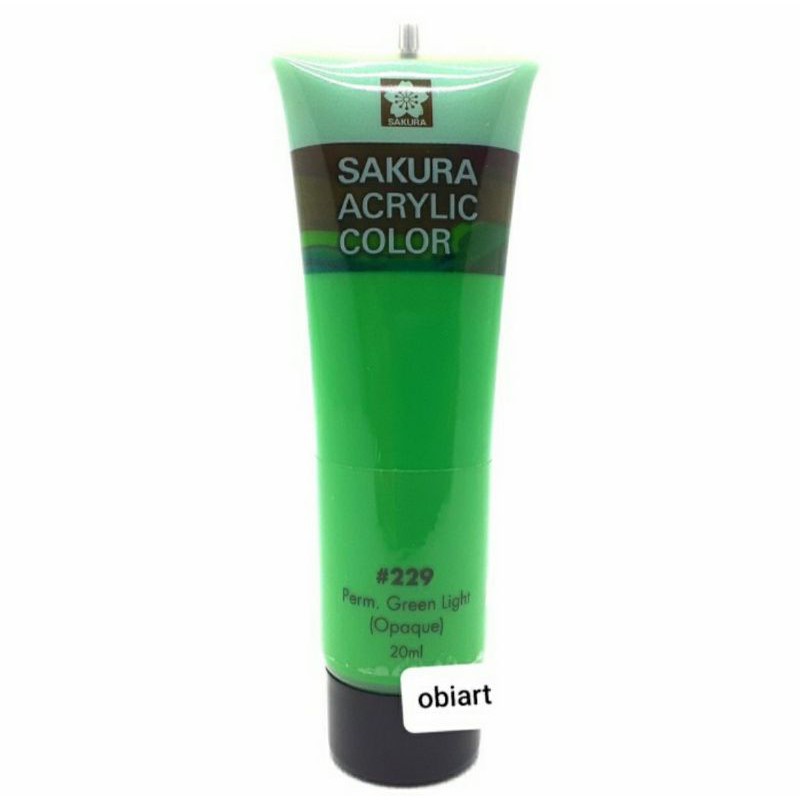 

Sakura Acrylic Color 20 ml Permanent Green Light