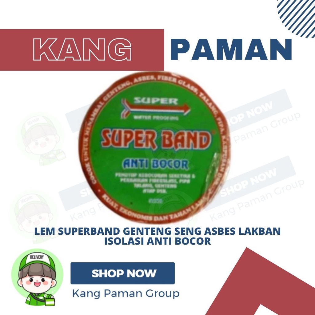 LEM SUPERBAND BESAR GENTENG SENG ASBES LAKBAN ISOLASI ANTI BOCOR