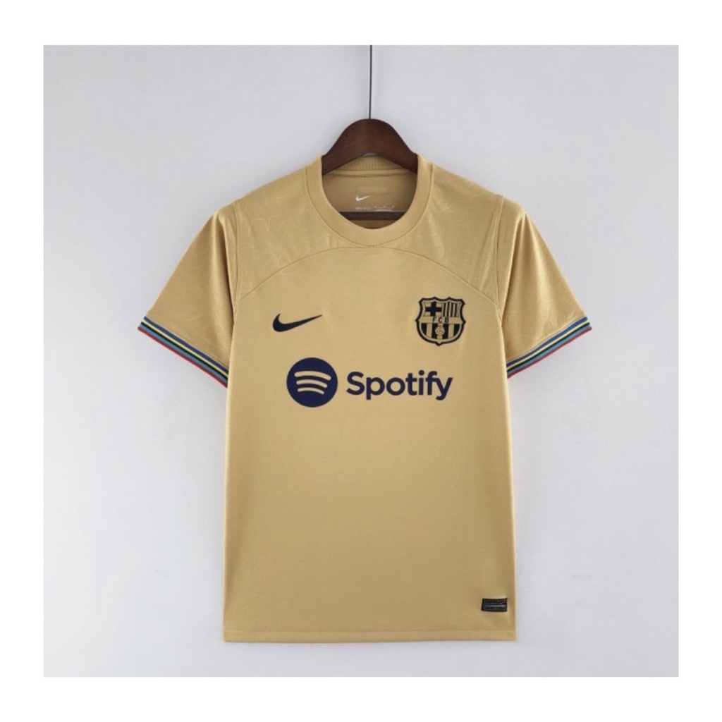 jersey futsal pria kaos sepak bola club baju barca away atasan grade ori wanita dewasa t-shirt seragam print custom jersy outfit klub olahraga kostum jarsey soccer pakaian oblong sports suit apparel polos