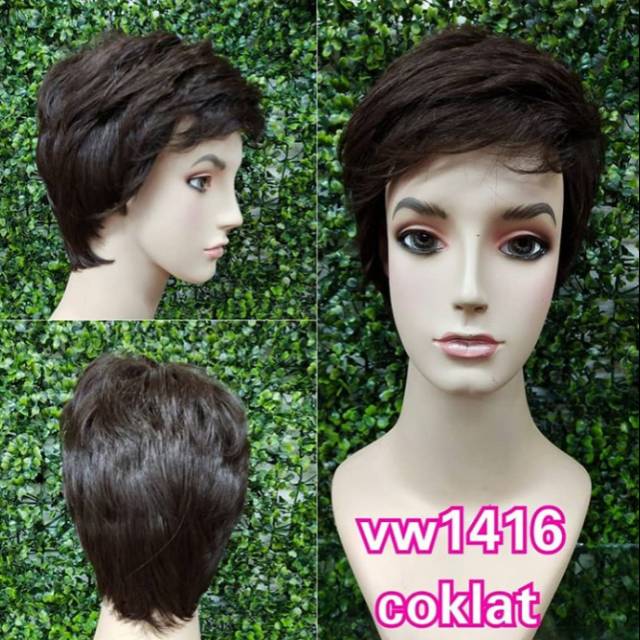 Rambut palsu wanita pendek vw 1416/wig wanita pendek.rambut wanita pendek