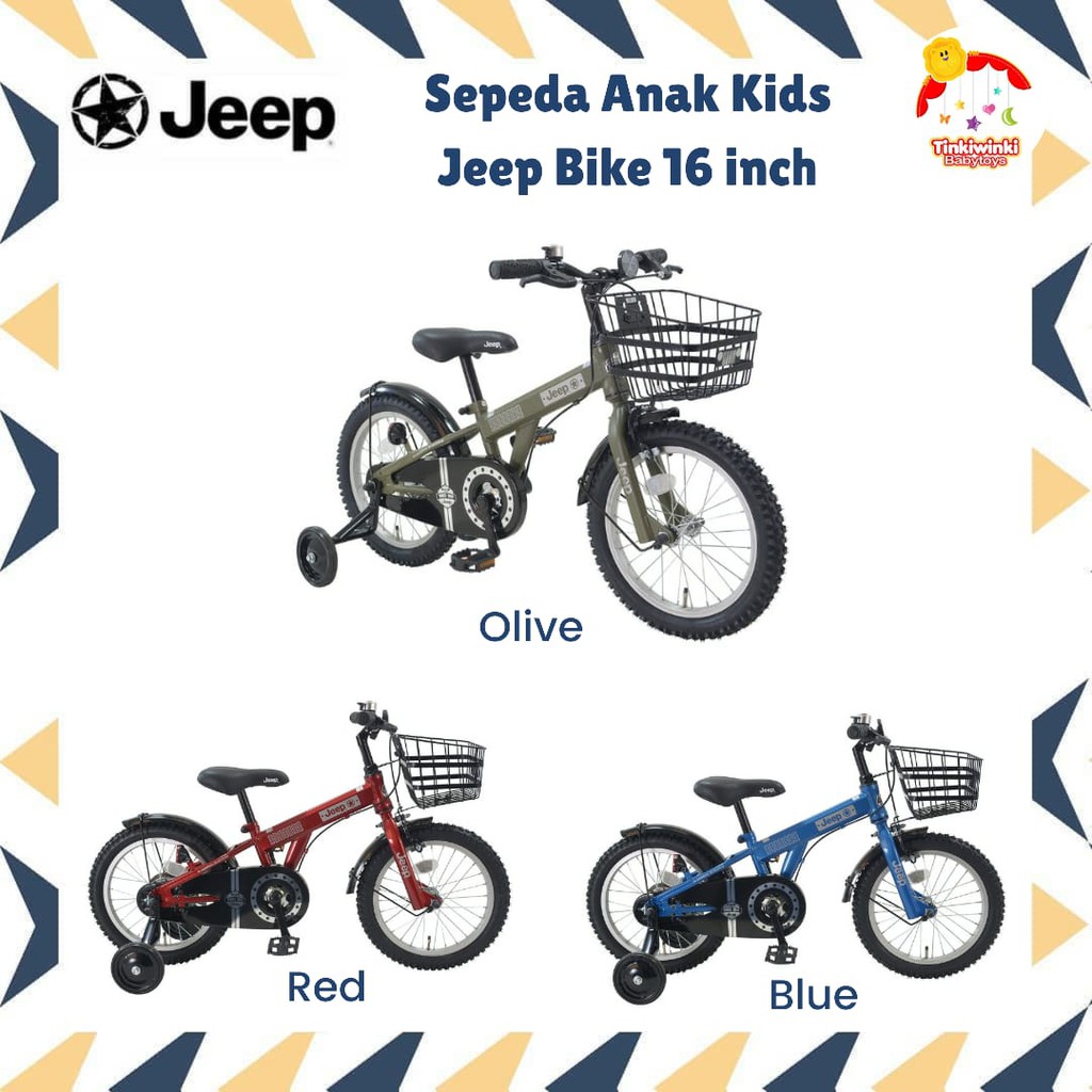 Sepeda Anak Kids Jeep Bike 16 inch