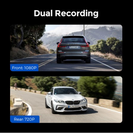 EGO Mirror Dashcam Dash Car Camera Android GPS WiFi ADAS Mobil Spion Kamera