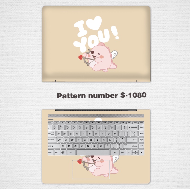 Stiker Skin Vinyl 2 Sisi Motif Kartun Lucu Untuk Laptop 11 / 12 / 13 / 14 / 15 / 17 Inch lenovo miix520 Miix 5 G710 700 Yea