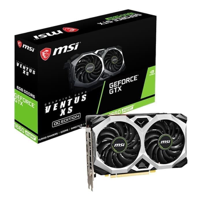 VGA MSI GTX 1660 SUPER VENTUS XS OC 6GB - MSI Geforce Gtx1660 Super 6G - Geforce GTX 1660 Super