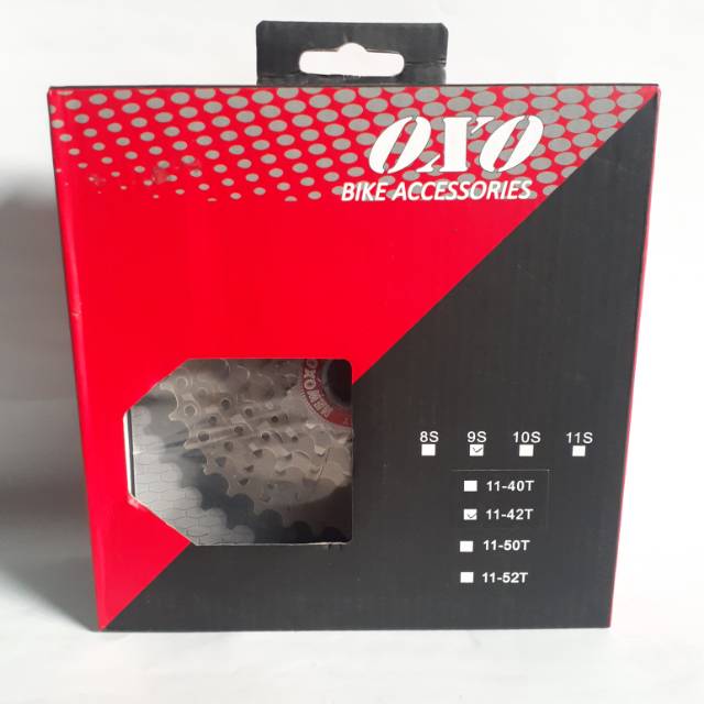Sprocket Oxo 9 Speed 11-42t