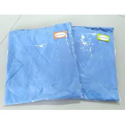 Setelan Baju ok lengan pendek, Oka American Dril, Pakaian Kerja Perawat, Scrub Dokter, Baju Perawat, Unisex