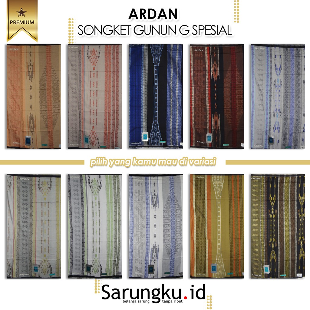 SARUNG ARDAN SONGKET GUNUNG SPESIAL ( SGS )